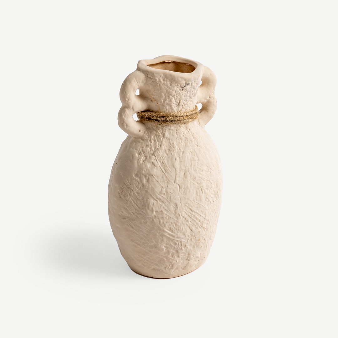 Marlan Organic Ceramic Vase -9x19cm