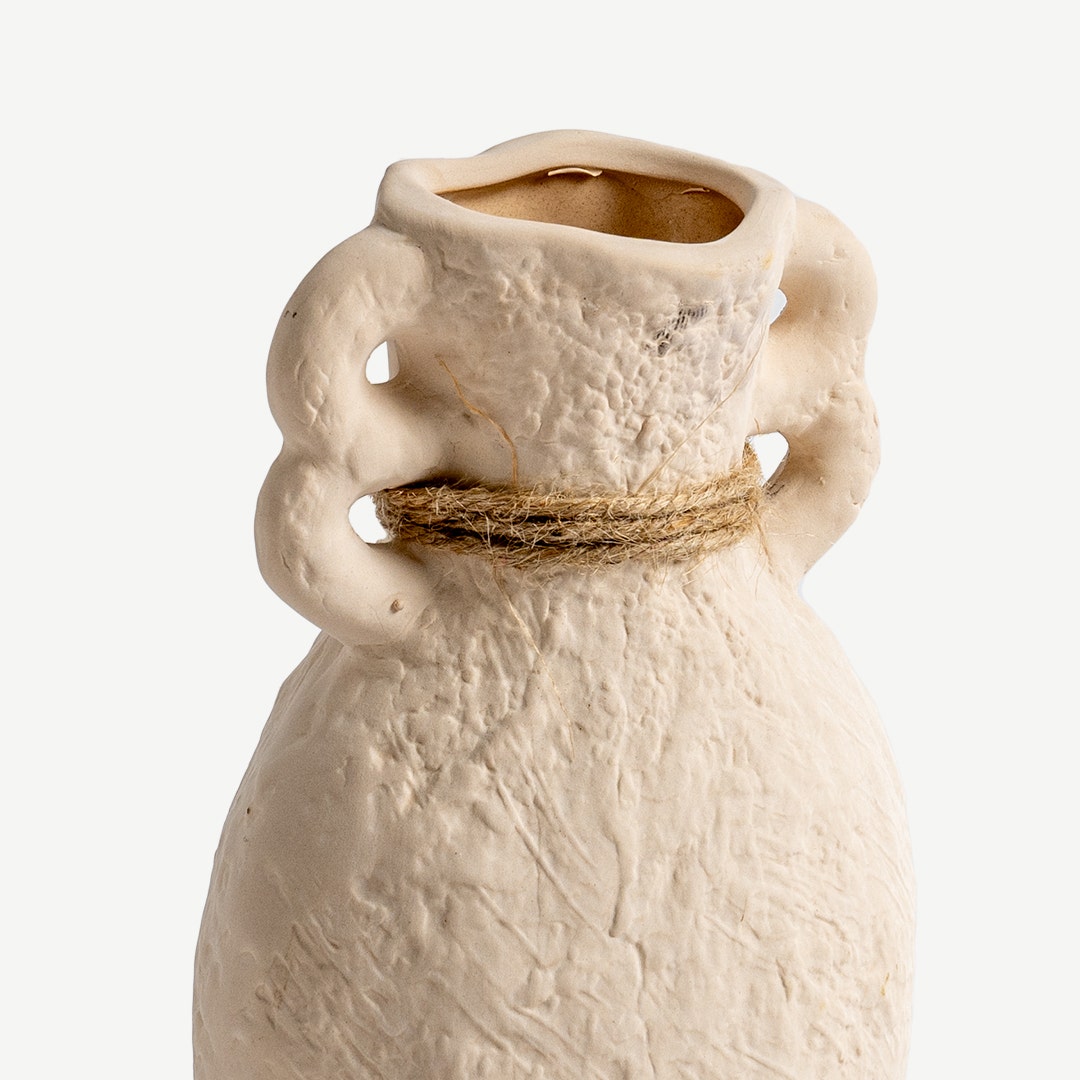 Marlan Organic Ceramic Vase -9x19cm