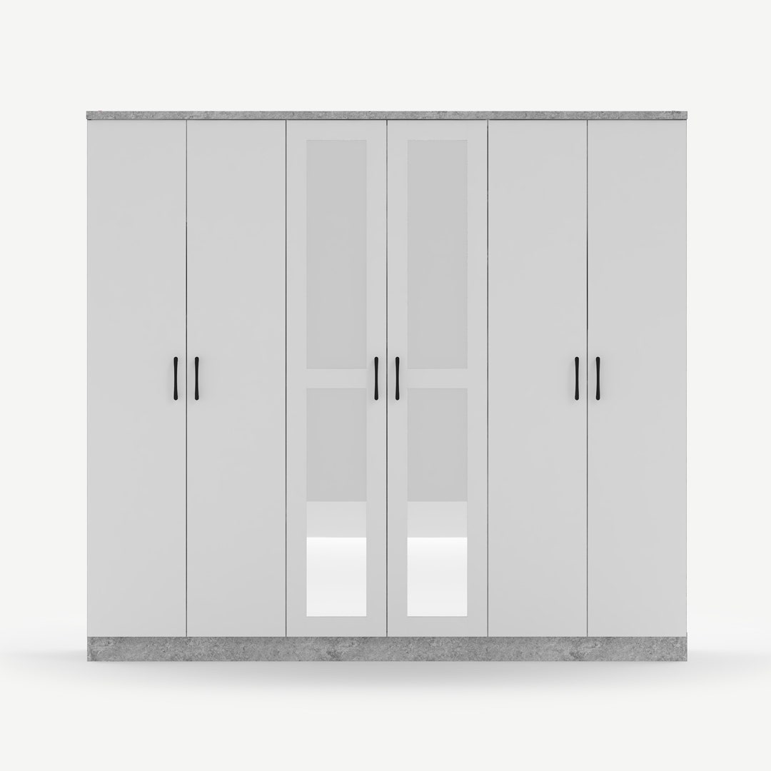 Buy Marlie 6 Door Wardrobe Online at Best Price in UAE OC Home