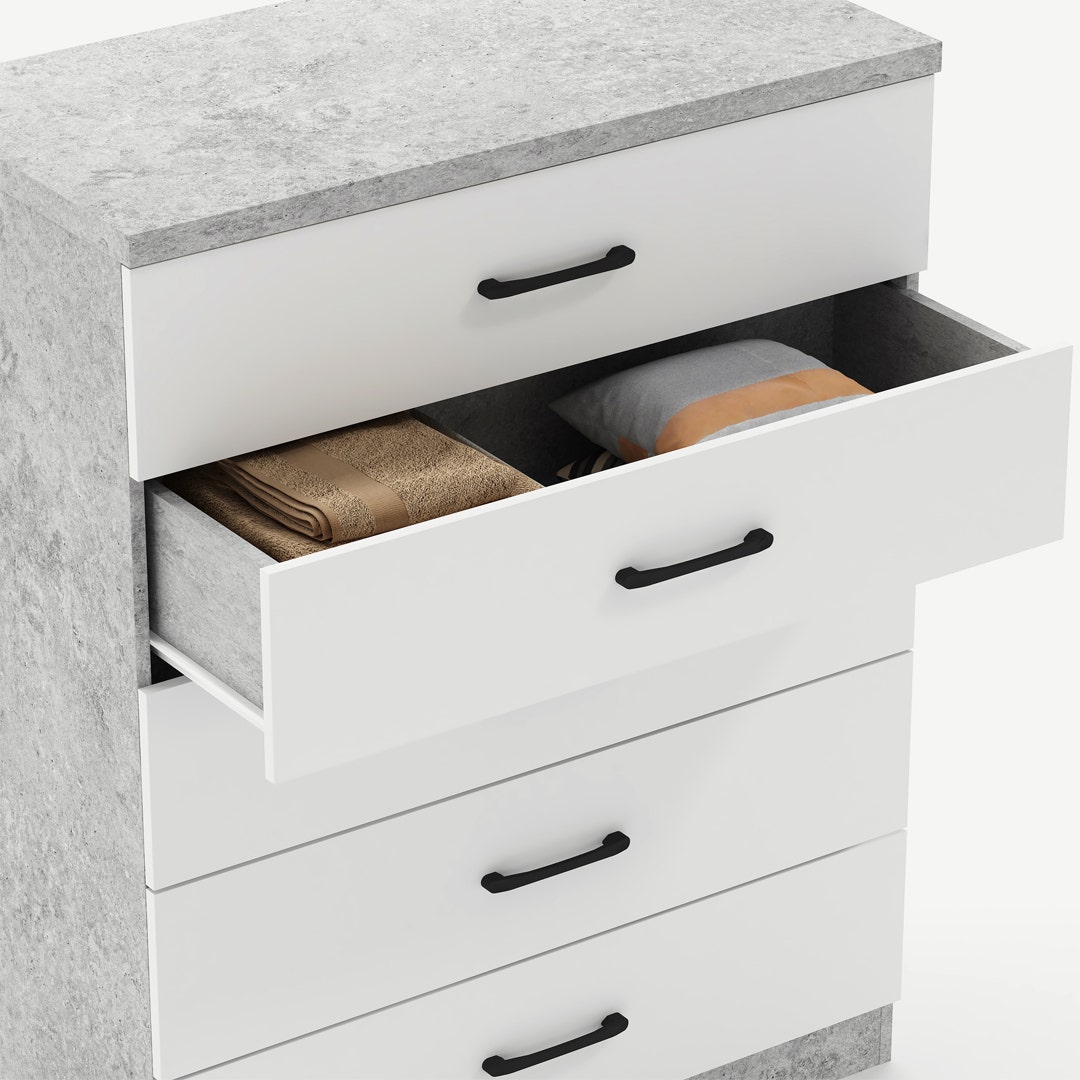 Modern tall chest of drawers top