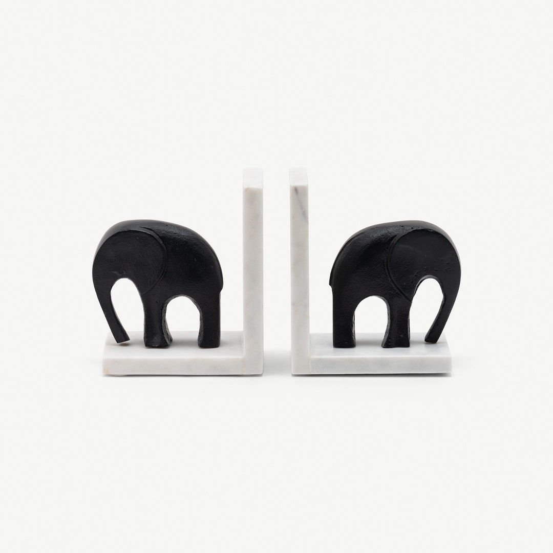 Mateo Elephant Bookend