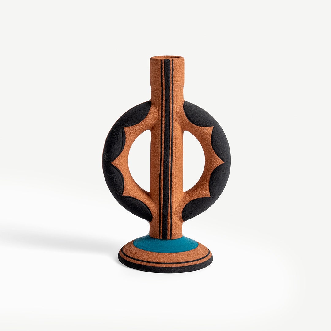 Melanar Hand Painted Candle Holder -20cm