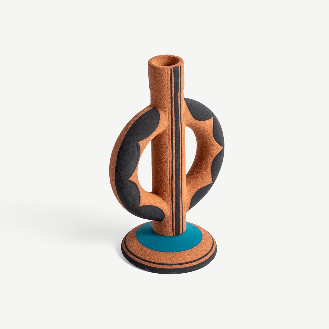 Melanar Hand Painted Candle Holder -20cm