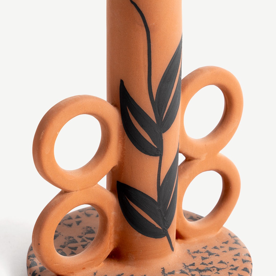 Melanar Hand Painted Vase -16cm