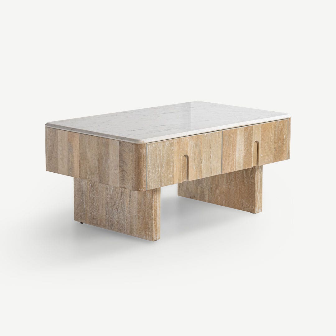 Melanie Center Table White