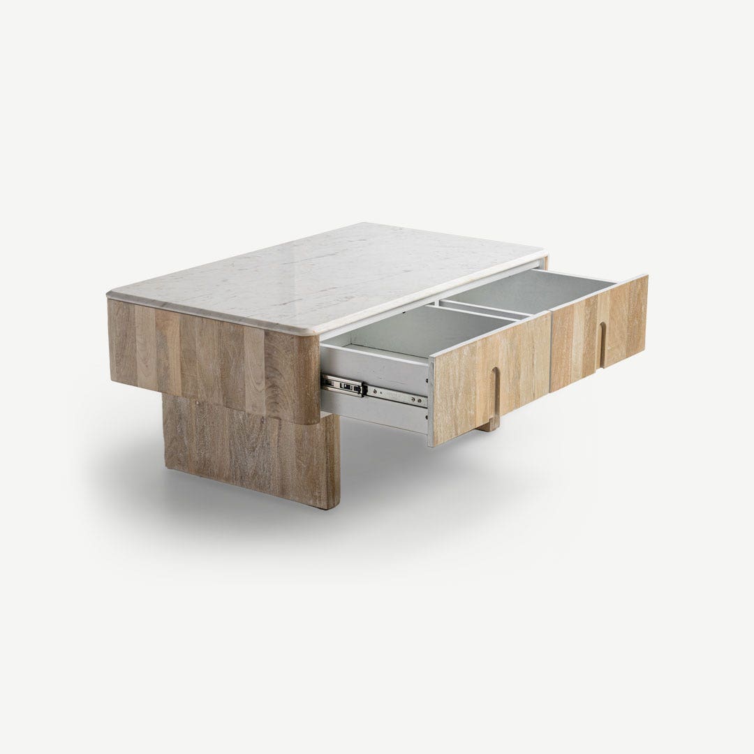 Melanie Center Table White