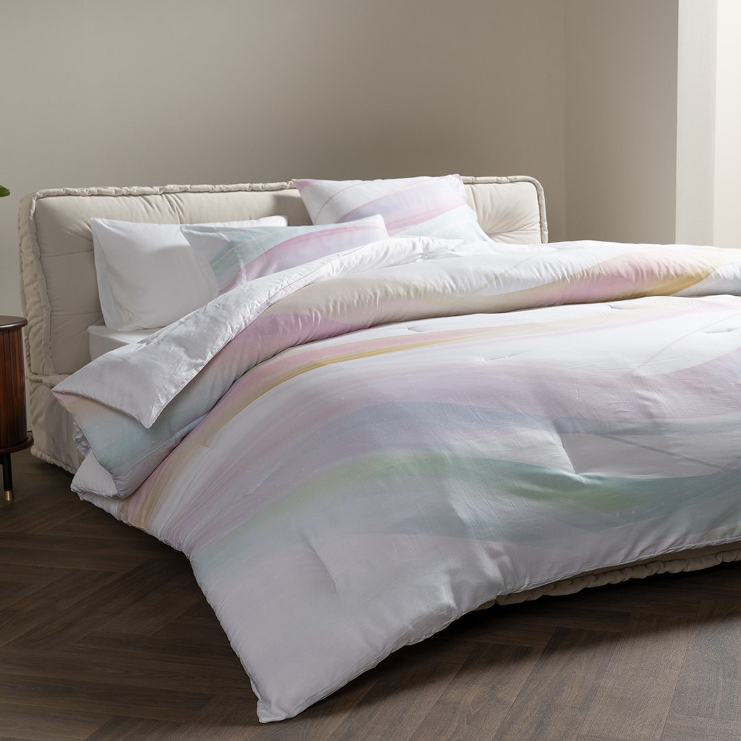 Melayla Printed Comforter Set -240x260cm