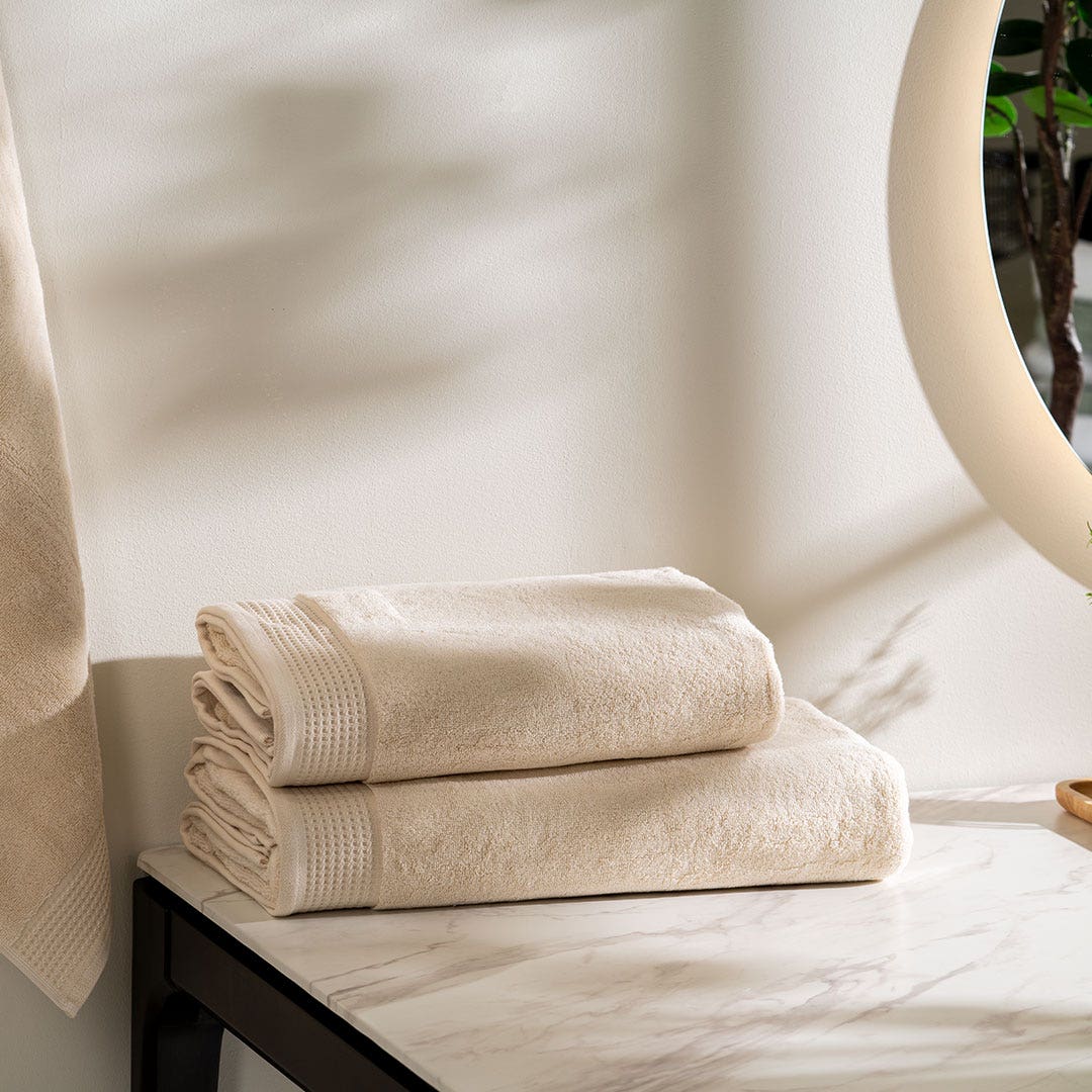 منشفة حمام ميليرا عاجي -90x150cm