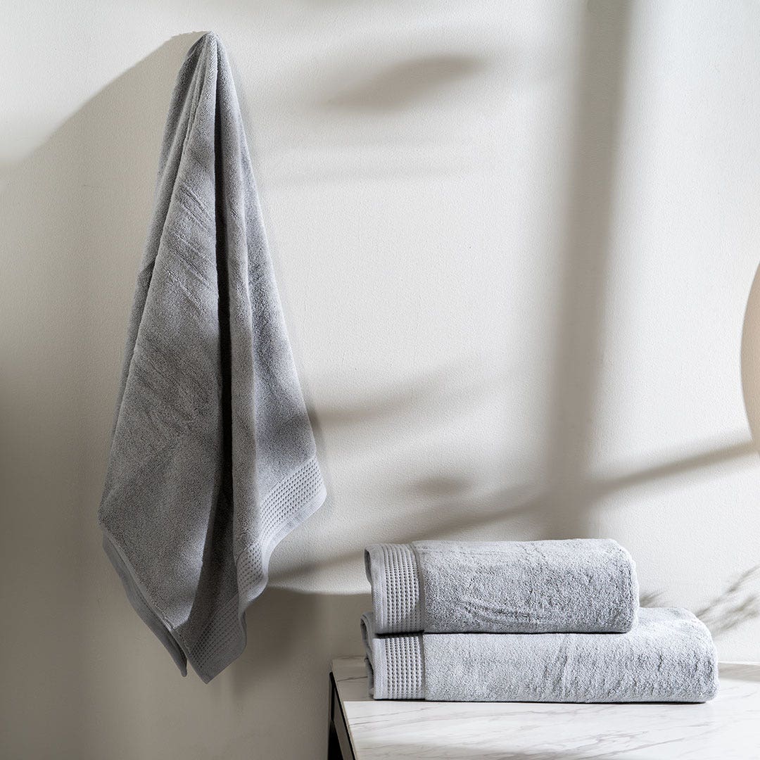 Melera Bath Towel Pastel Grey -70x140cm