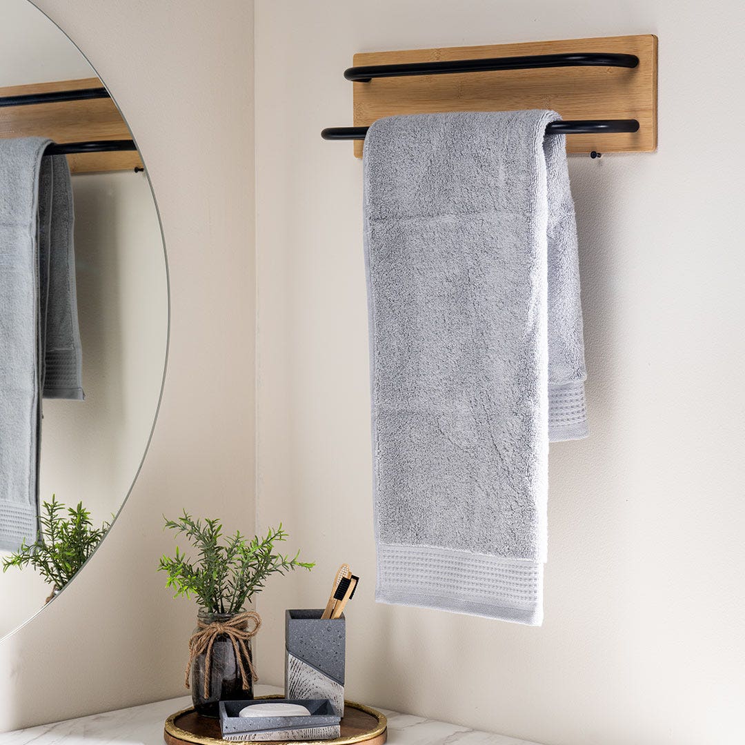 Melera Hand Towel Pastel Grey -50x90cm