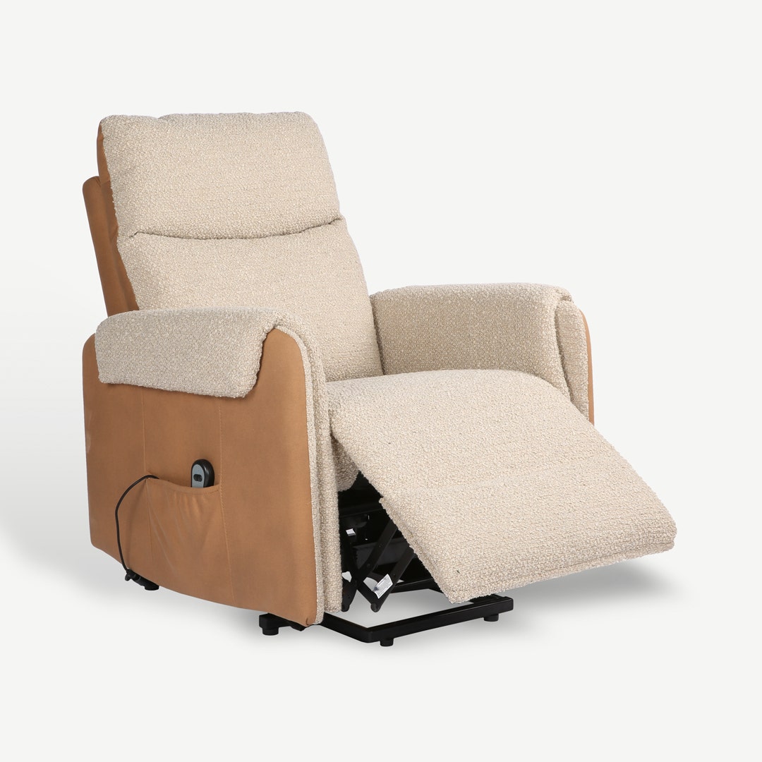 Melore Power Lift Recliner Brown