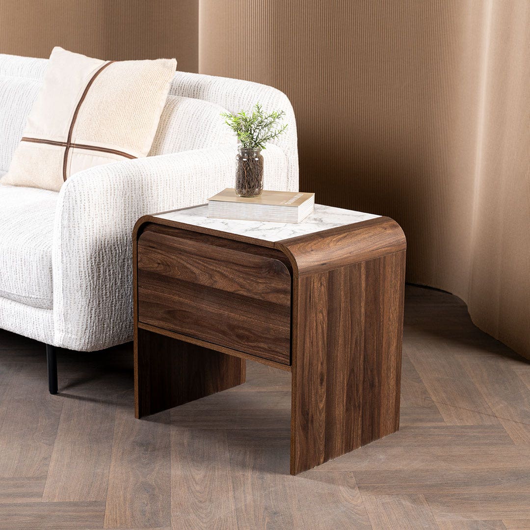 Melyan End Table Walnut