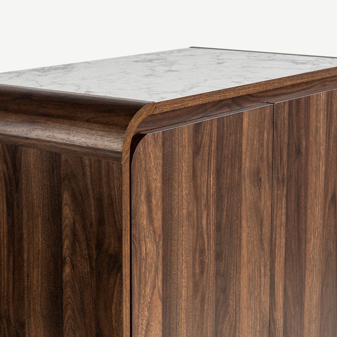 Melyan Shoe Rack Walnut