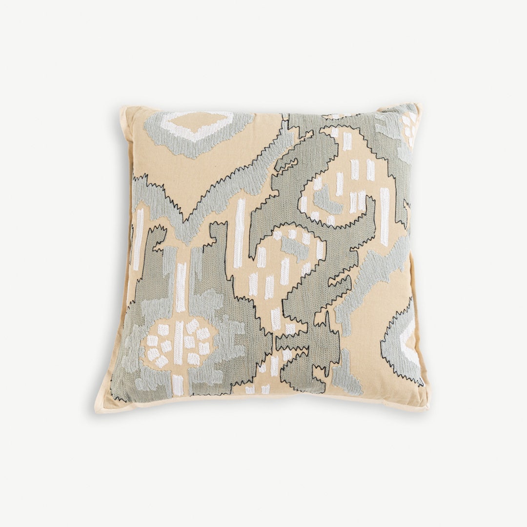 Meraha Embroidered Cushion - 50x50cm