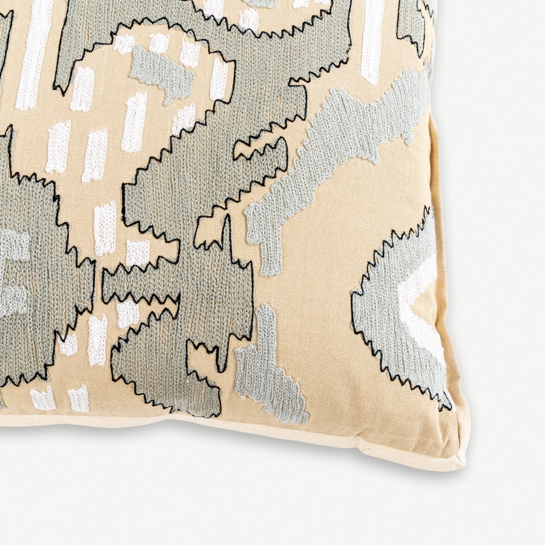 Meraha Embroidered Cushion - 50x50cm