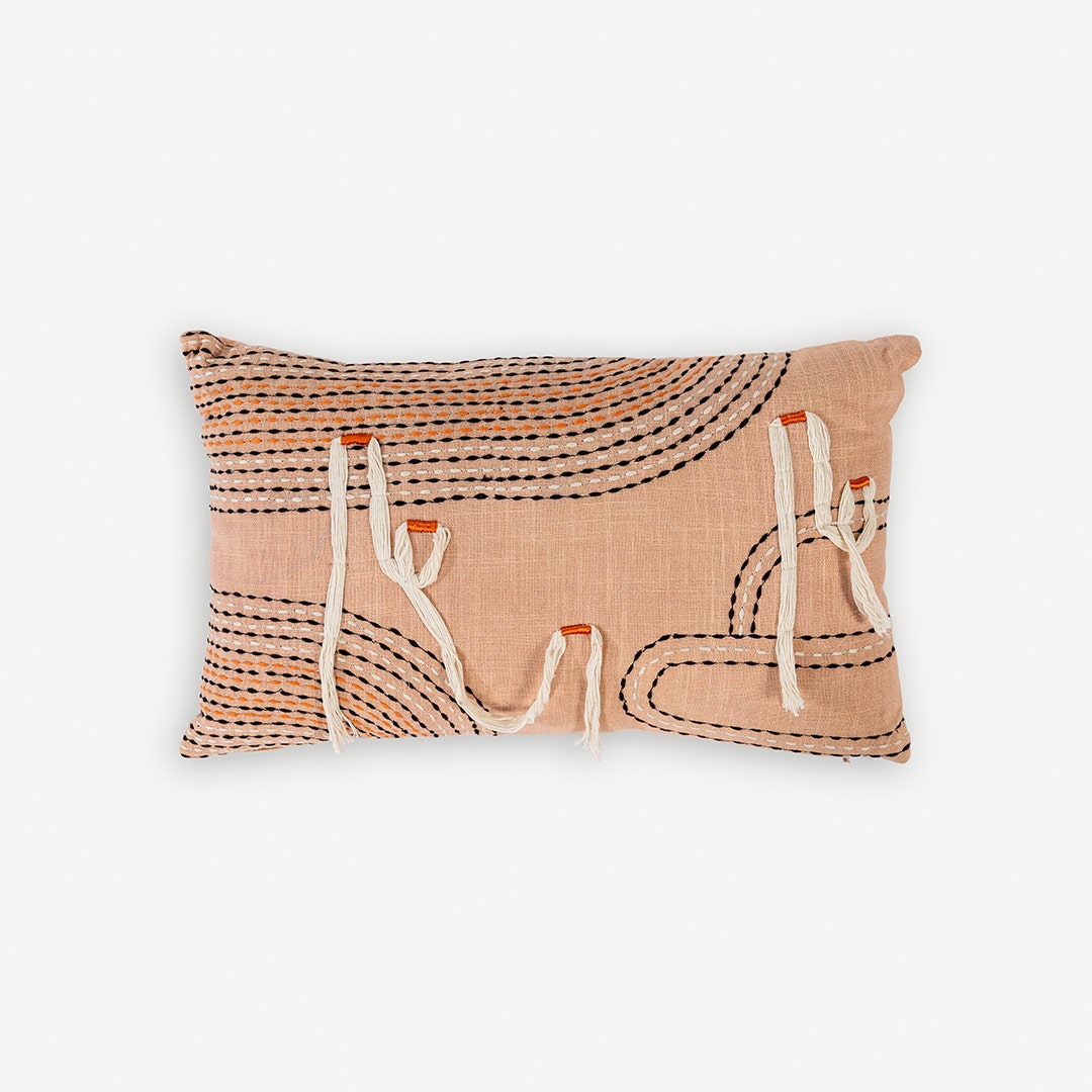Meramar Embellished Cushion-30x50cm