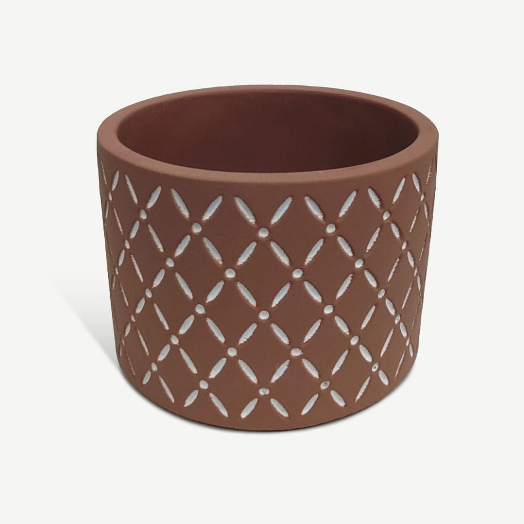 Merane Cement Plant Pot Terracotta