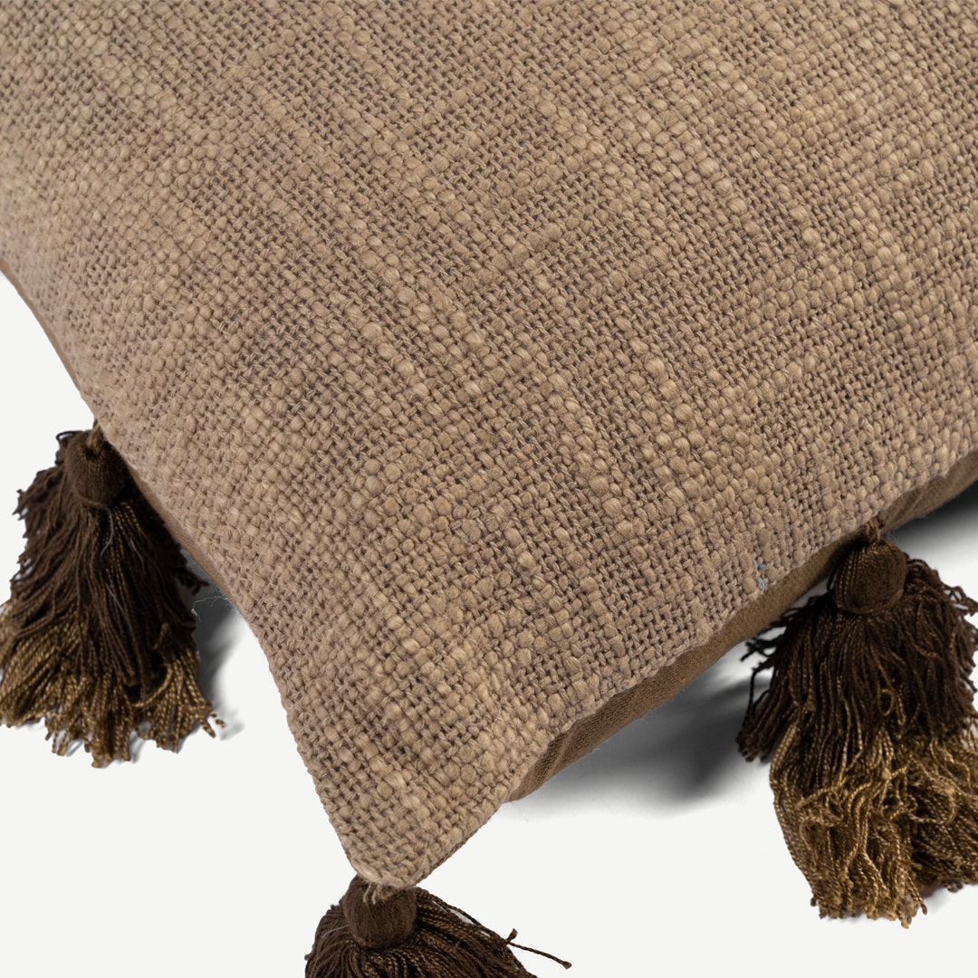 Merdy Filled Cushion Ecru -50x50cm