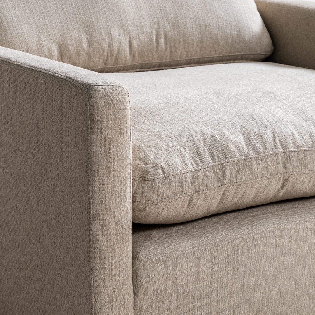 Merlani 1 Seater Sofa Ecru