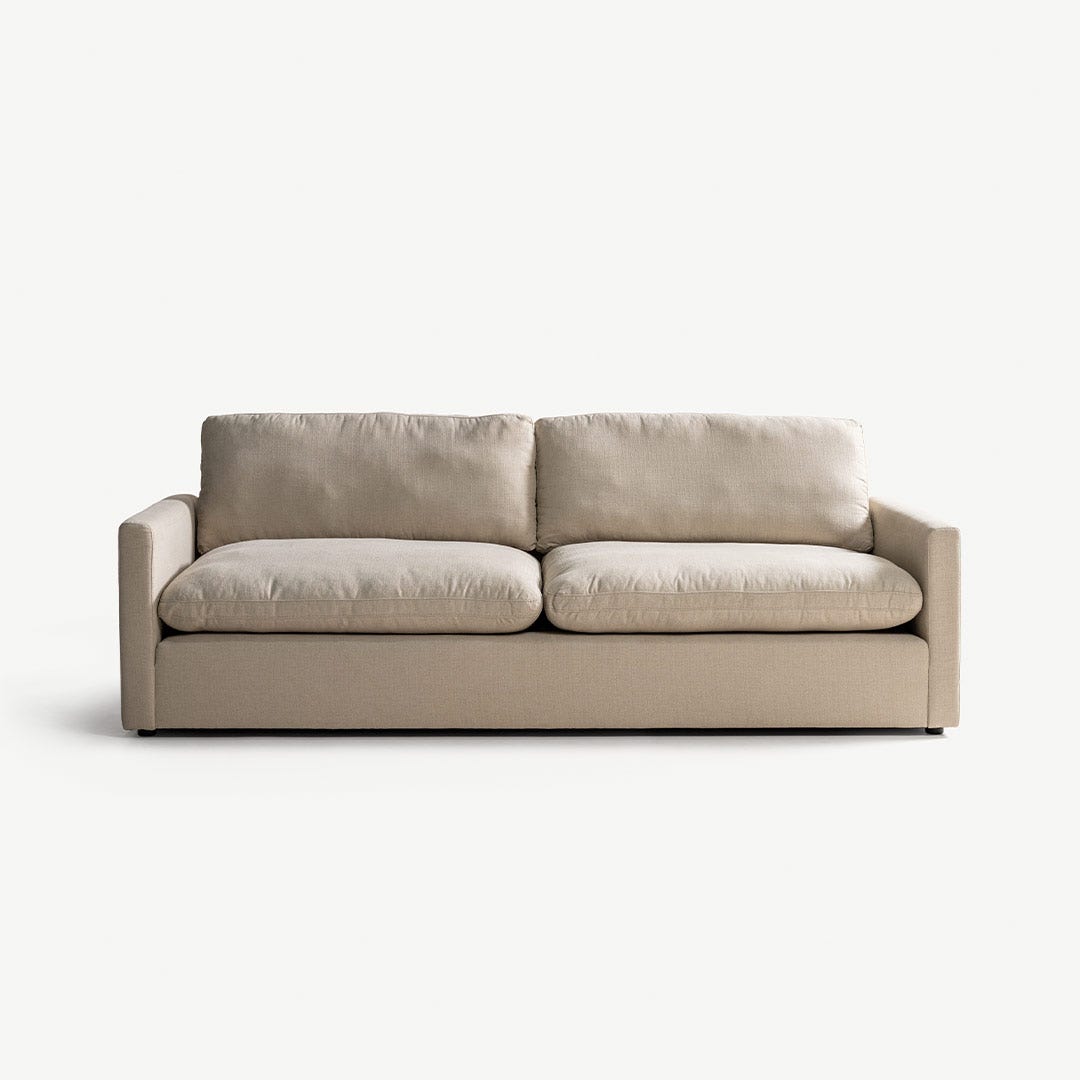 ميرلاني كنبة 3 كراسي – بيج فاتح