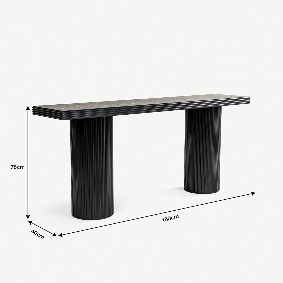 طاولة كونسول ميرلين بجوز الهند