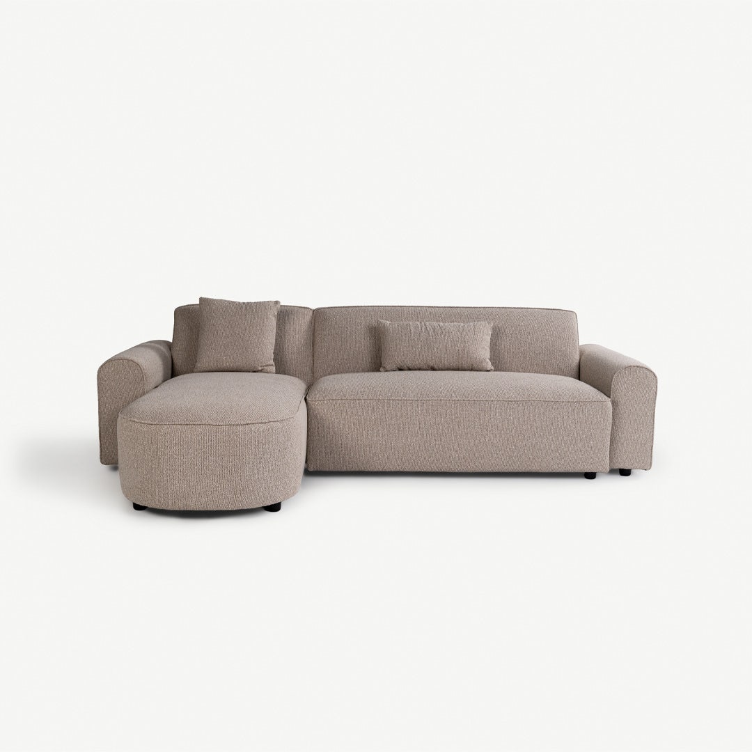 Mersa L Corner Sofa Beige