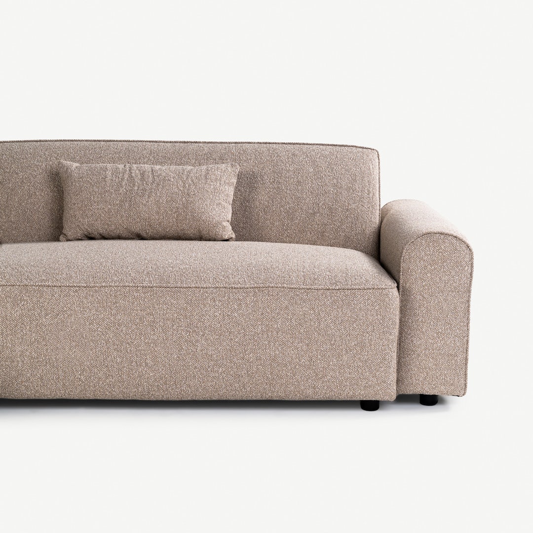 Mersa L Corner Sofa Beige