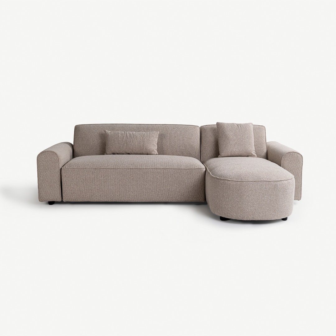 Mersa Right Corner Sofa Beige