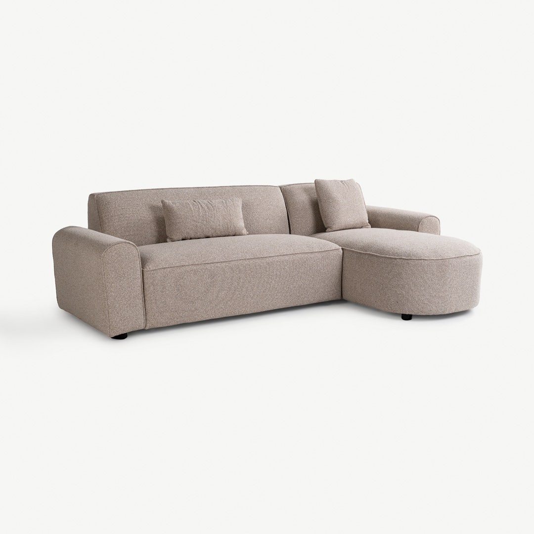 Mersa Right Corner Sofa Beige