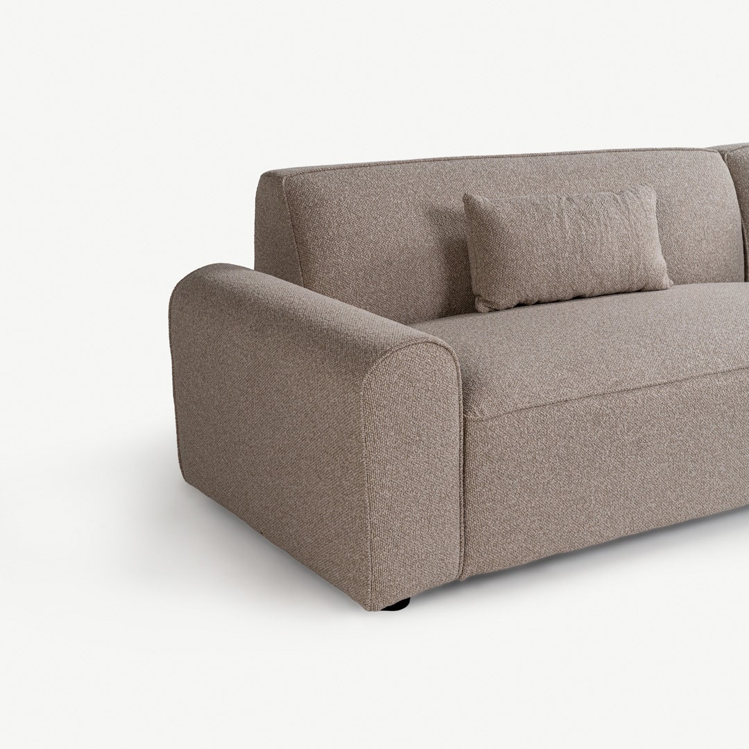 Mersa Right Corner Sofa Beige
