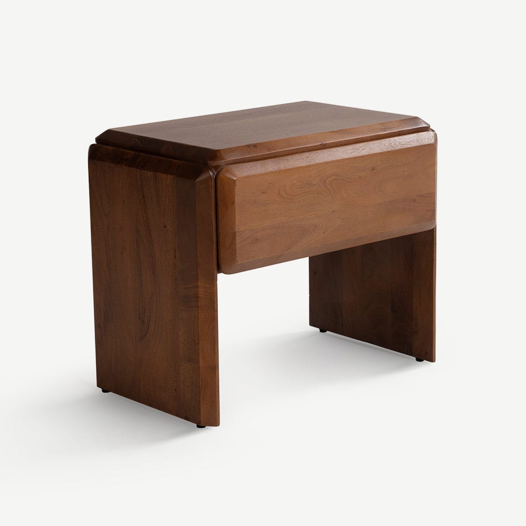 Mertol Bedside Table Natural