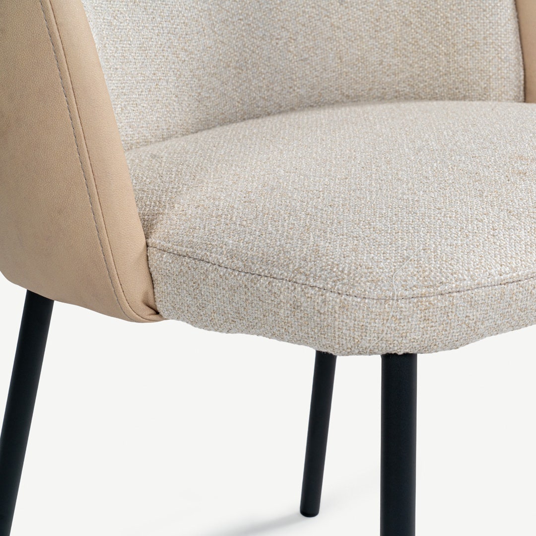 Merval Dining Chair Cream