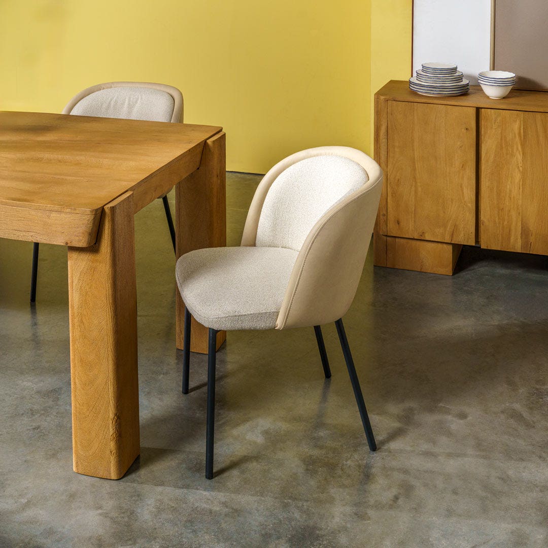 Merval Dining Chair Cream