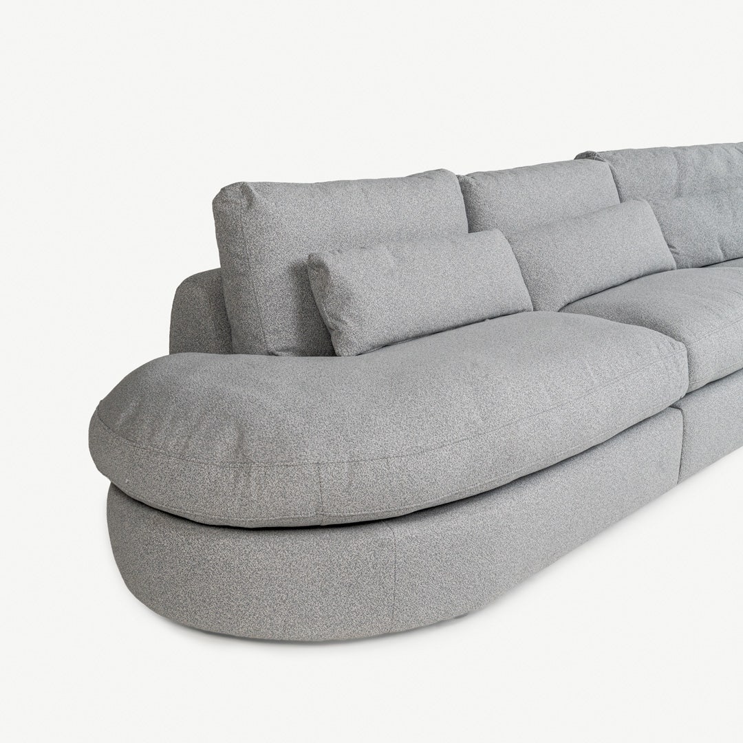 Mervana Corner Sofa Grey