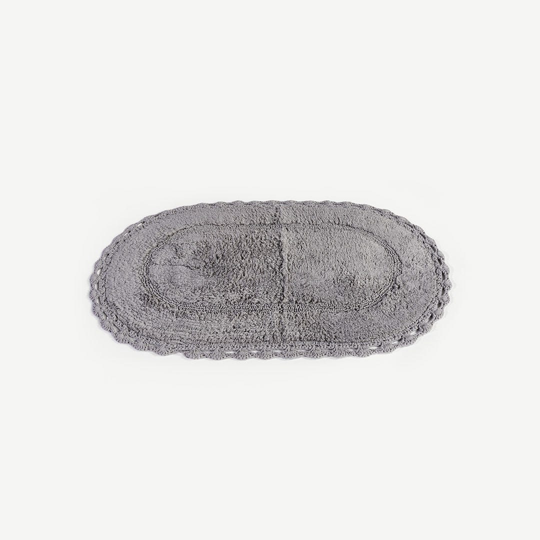 Mervat Tufted Bathmat Grey - 50x80cm