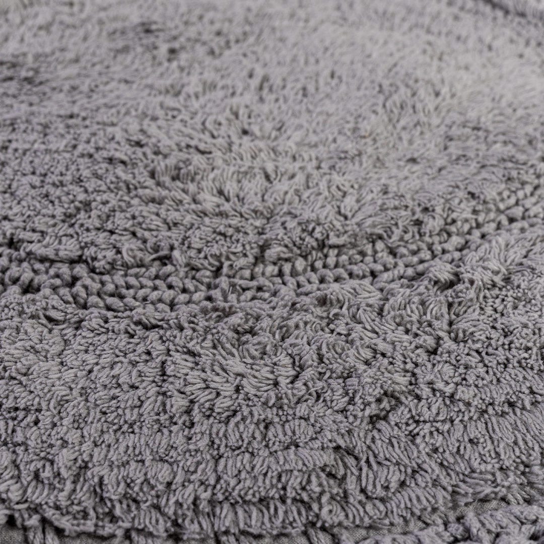 Mervat Tufted Bathmat Grey - 50x80cm