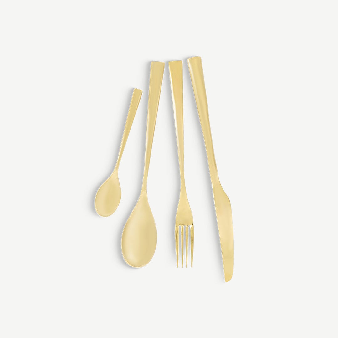 Meyar Cutlery Set of 24 Pcs-Gold
