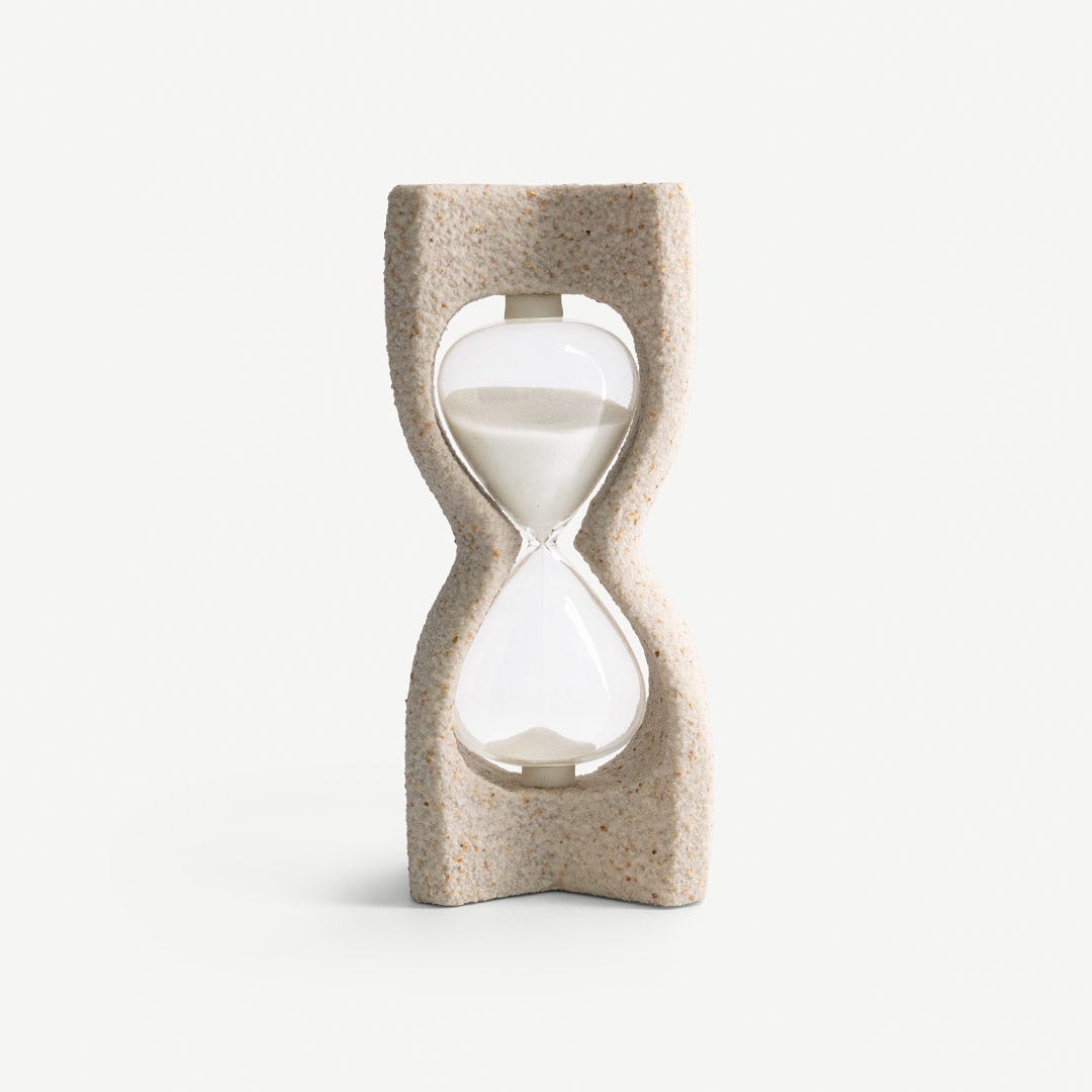 Meyla Resin Hourglass Décor