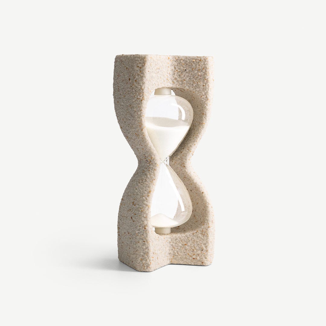 Meyla Resin Hourglass Décor