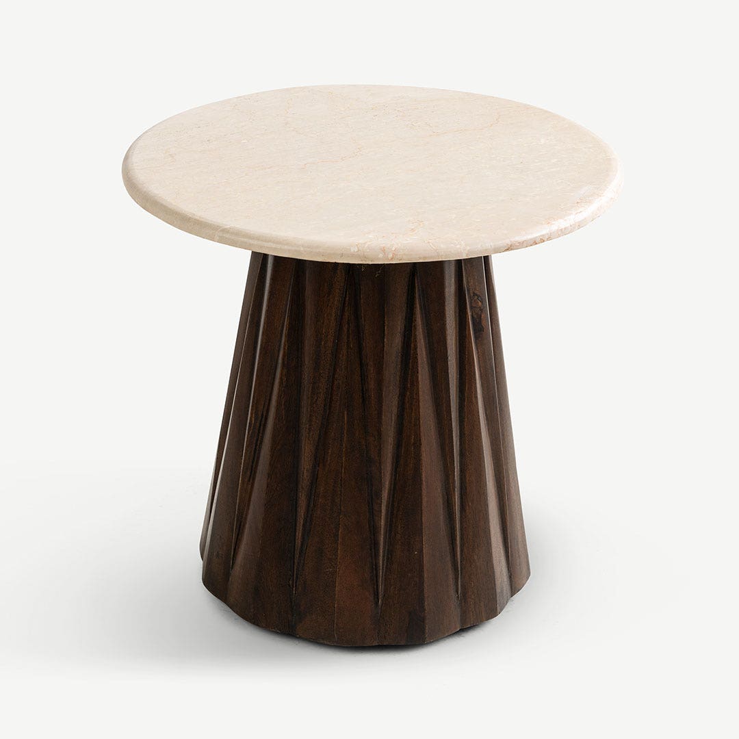 Micah End Table Beige