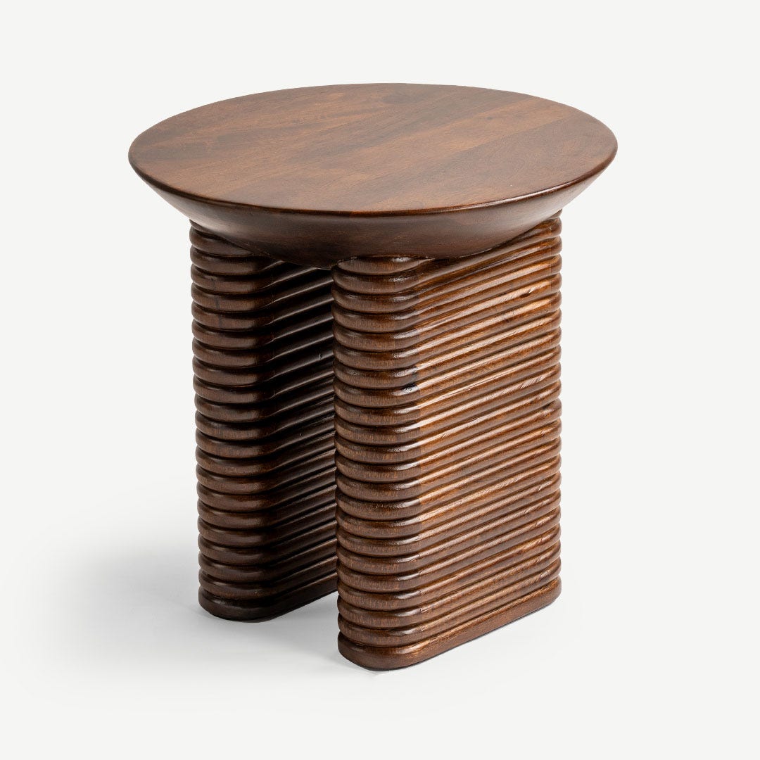 ميدون طاولة سرير - بني