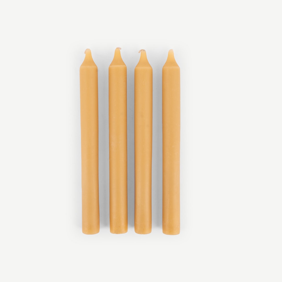 Milani Taper Candle 4pcs Set - Beige