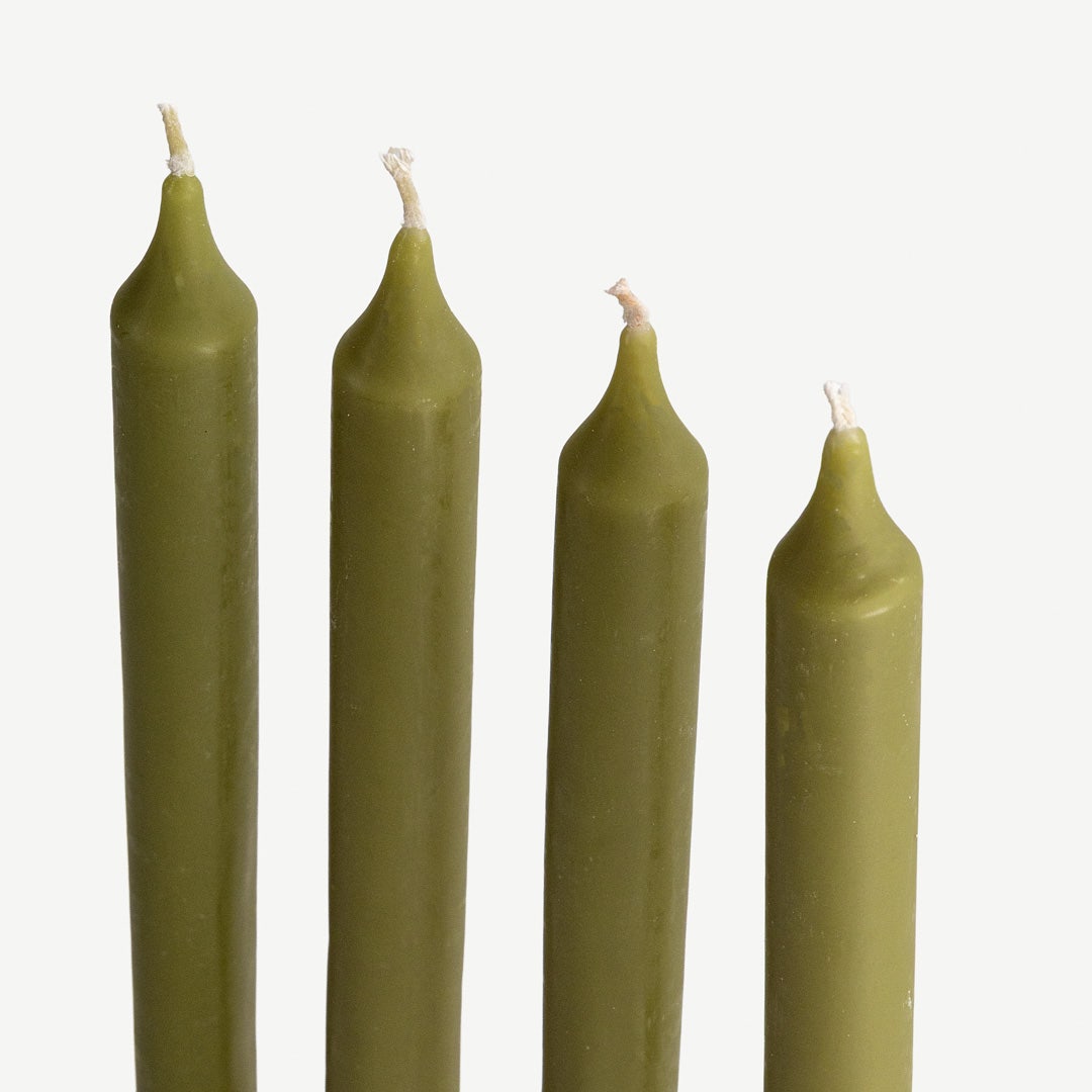 ميلاني طقم شموع مخروطية 4 قطع - حمضيات الزنك