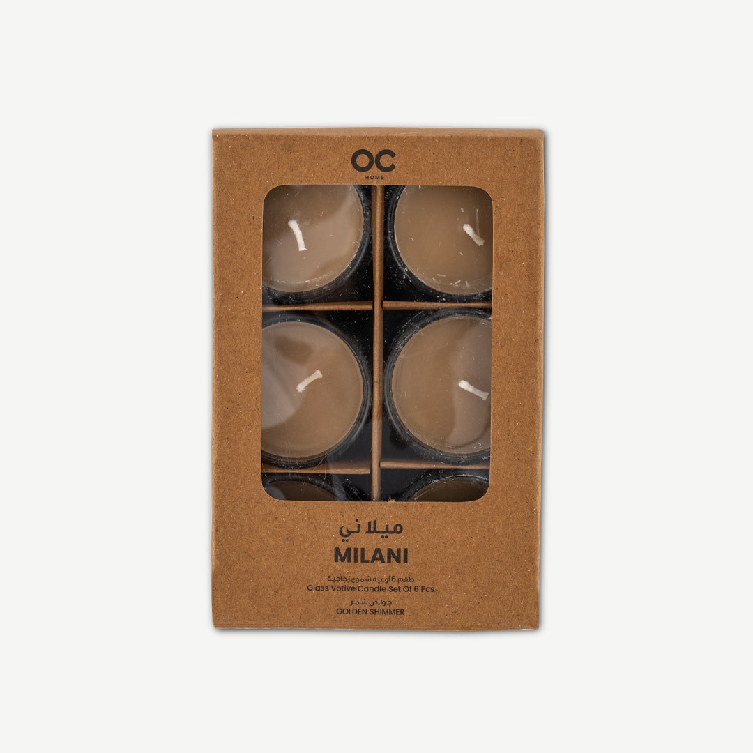 Milani Votive Candle GS Set Of 6pcs