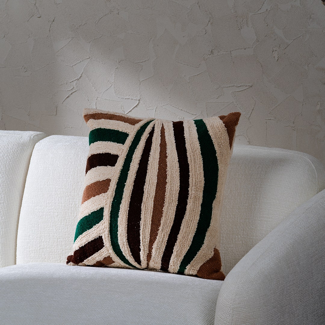 Milia Embroidered Cushion -50x50cm
