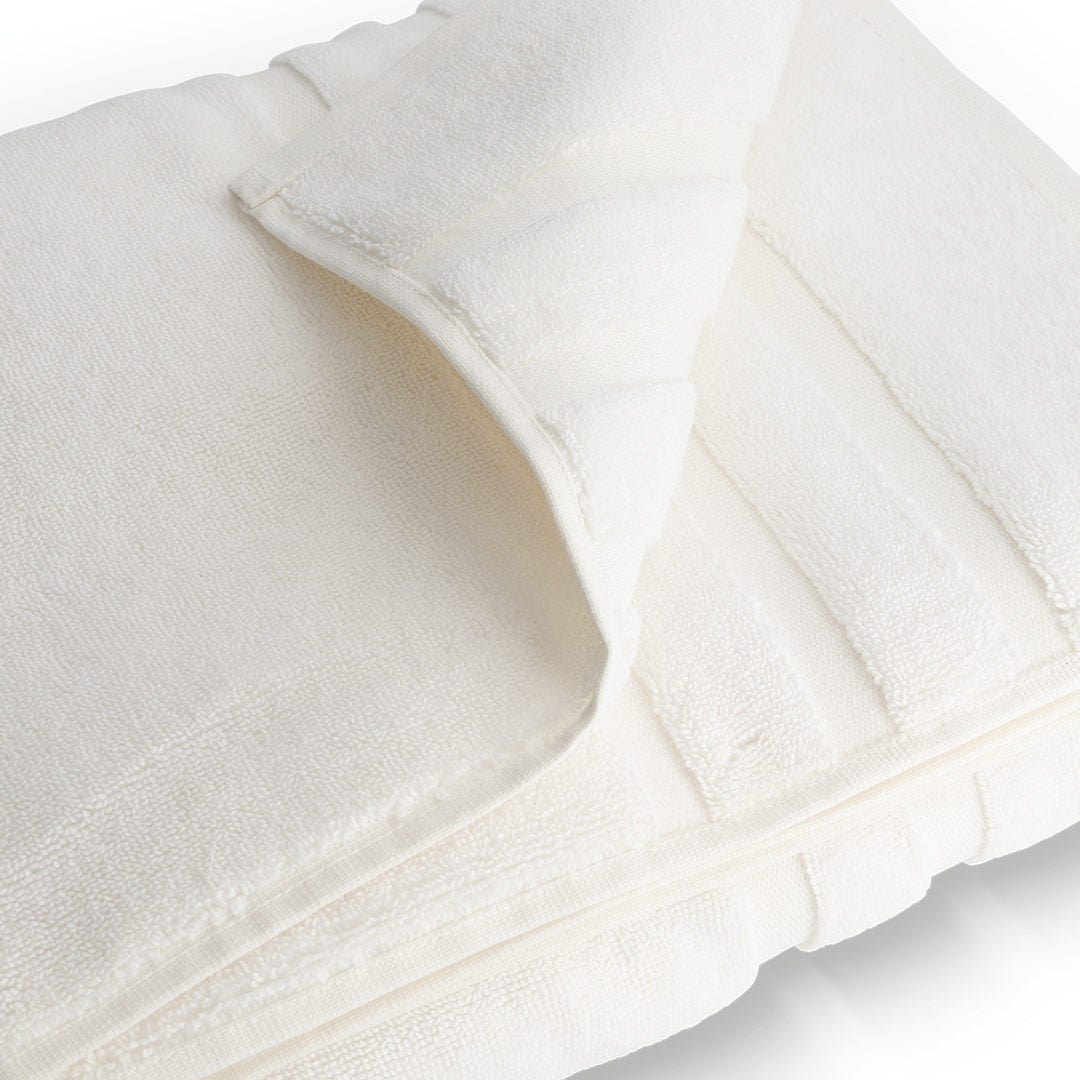 Mireille Bath Sheet White - 90x150cm