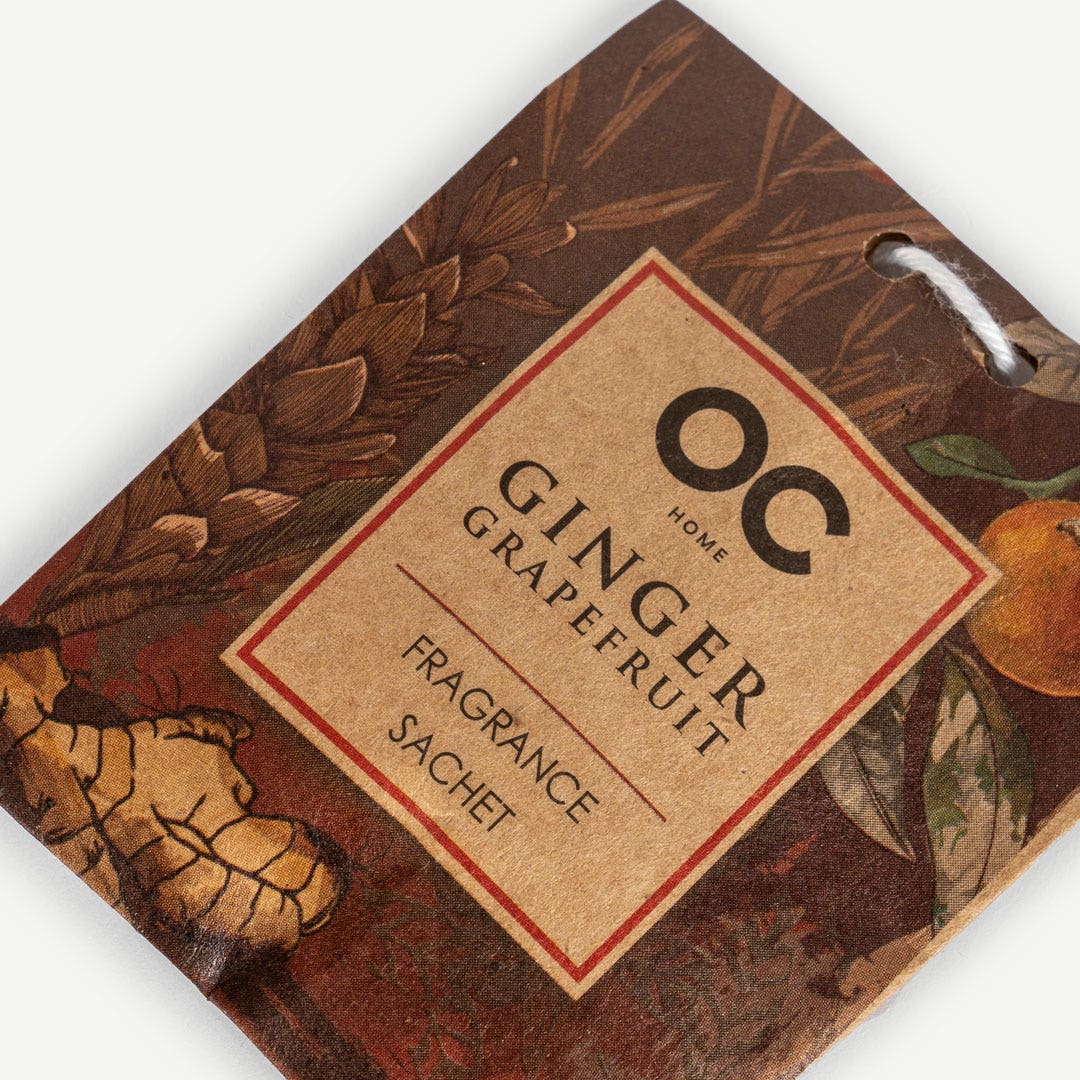 Miris Scented Sachet -Ginger Grapefruit