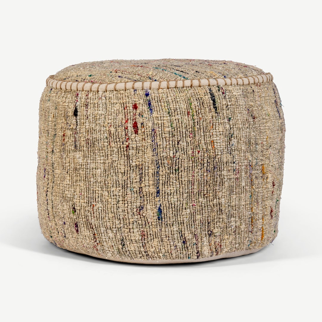 Woven pouf sales