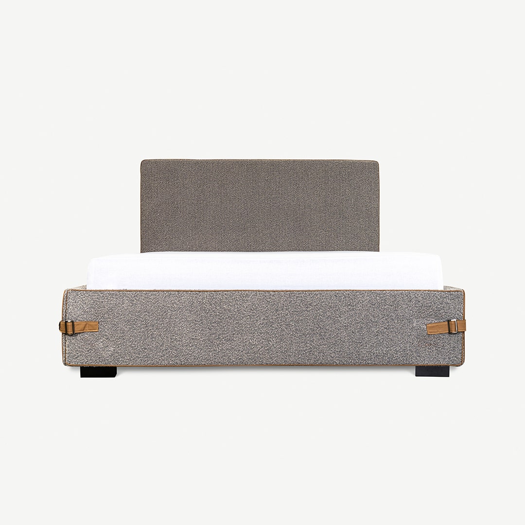 Miro Super King Bed 200x200cm Grey