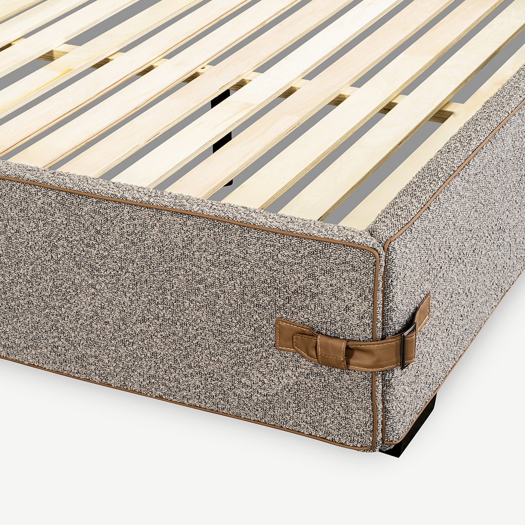 سرير ميرُو - رمادي